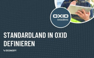 Standardland in OXID definieren