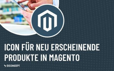 Icon für neu erscheinende Produkte in Magento