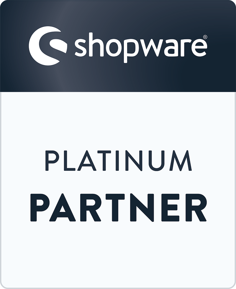 Shopware Platin Partnerschaft Badge