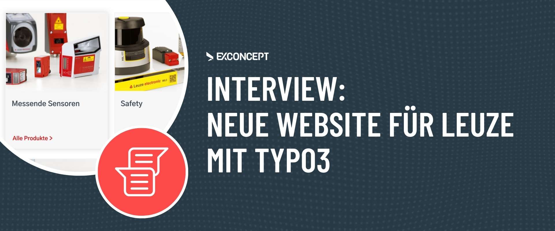 Interview Leuze zum Website-Relaunch mit TYPO3