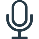 Icon Mikrofon für Voice Commerce