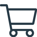 Einkaufswagen Icon für E-Commerce im Endkundengeschäft
